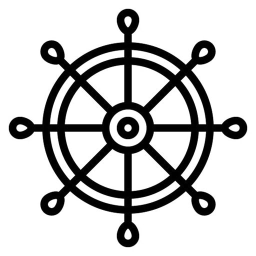 Ship Wheel Icon