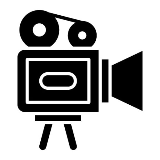 Video Camera Glyph Icon | Entertainment