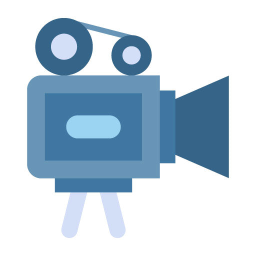 Video Camera Flat Icon