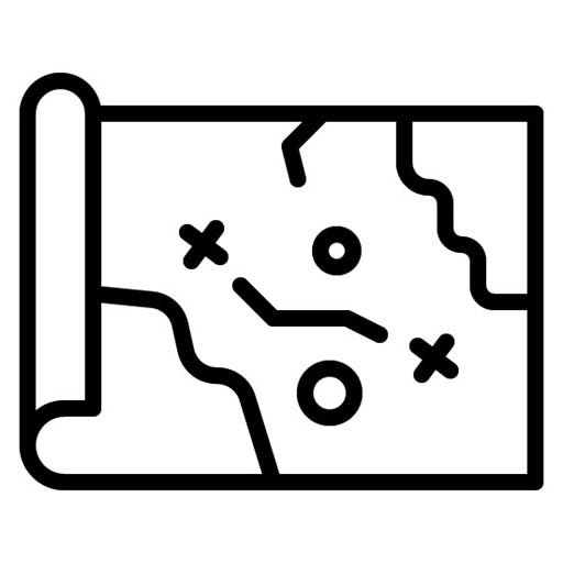Treasure Map Icon | Ocean