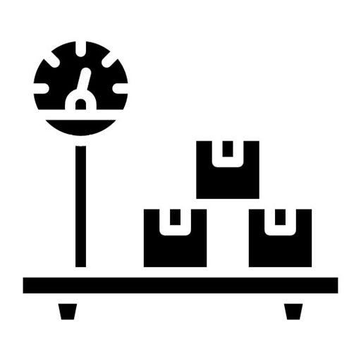 Weighing Glyph Icon