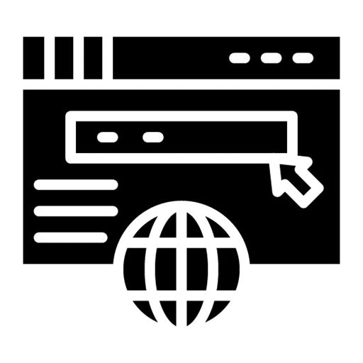 Website Glyph Icon | Warehouse