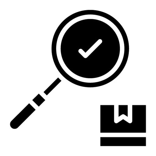 Inspection Glyph Icon | Warehouse