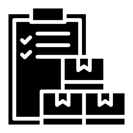 Warehouse Management Glyph Icon