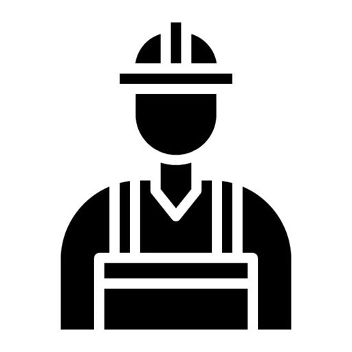 Worker Glyph Icon | Warehouse