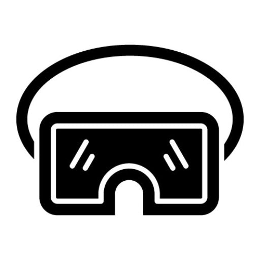VR Glasses Glyph Icon | Entertainment