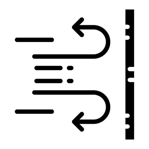 Windproof Fabric Glyph Icon