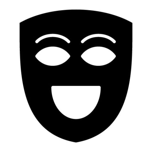 Theatre Mask Glyph Icon