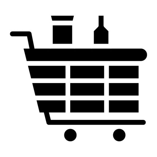 Cart Glyph Icon | Supermarket