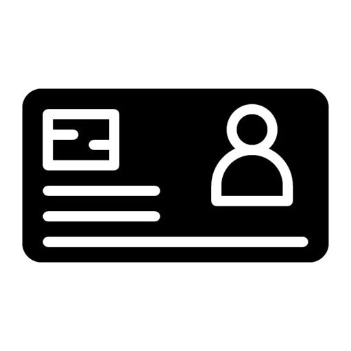 Smart Card Glyph Icon