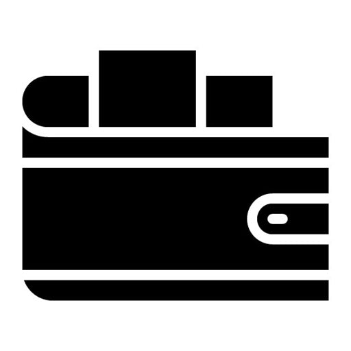 Wallet Glyph Icon | Supermarket
