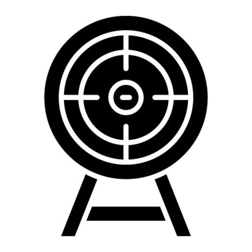 Target Glyph Icon | Entertainment