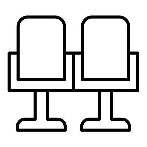 Cinema Chairs Icon