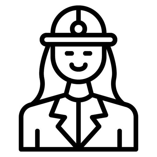 Female Engineer Icon | Manufacturing