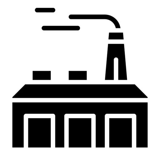 Industry Glyph Icon | Manufacturing