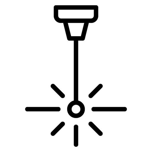 Laser Beam Icon | Manufacturing