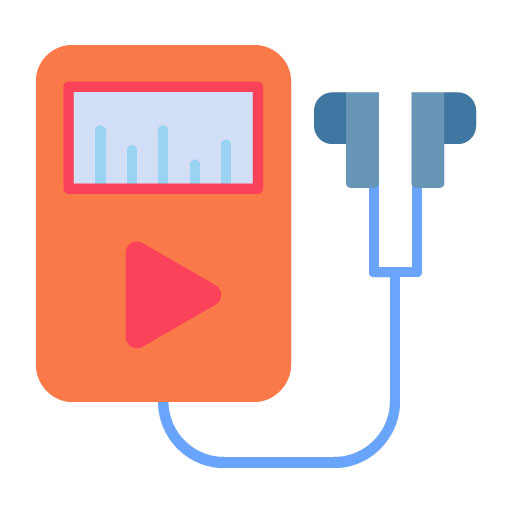 Music Player Flat Icon