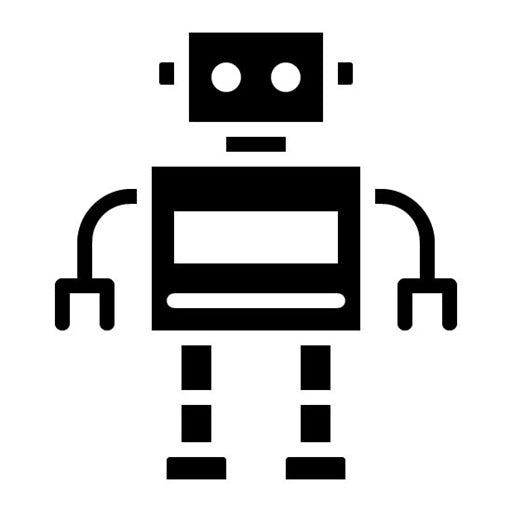 Robot Glyph Icon | Manufacturing