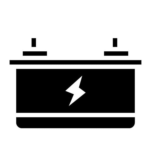 Big Battery Glyph Icon