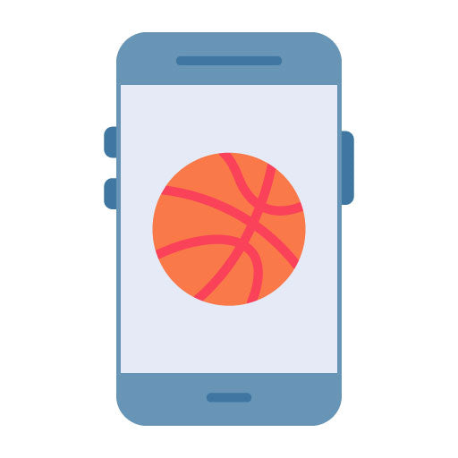 Smartphone Game Flat Icon