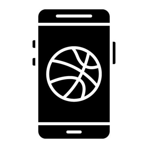 Smartphone Game Glyph Icon