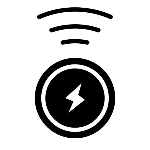 Wireless Charging Glyph Icon