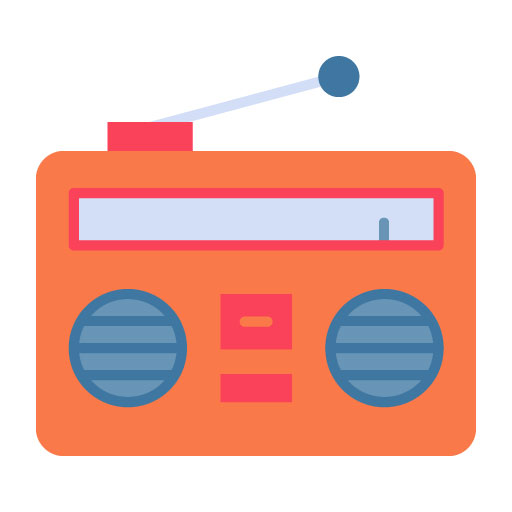 Radio Flat Icon