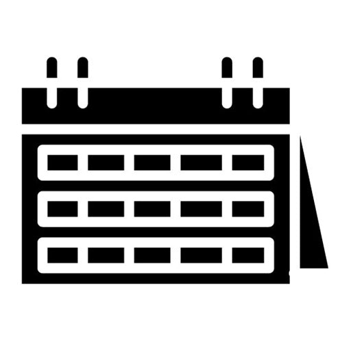 Calendar Glyph Icon | Shoemaker