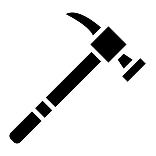 Hammer Glyph Icon | Shoemaker
