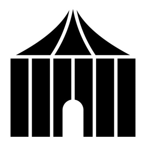 Tent Glyph Icon | Entertainment