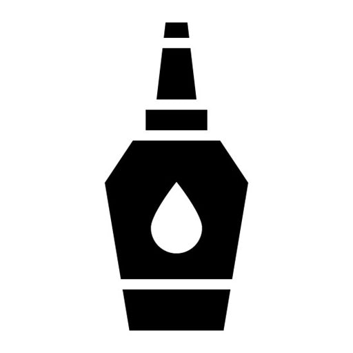 Polish Tube Glyph Icon