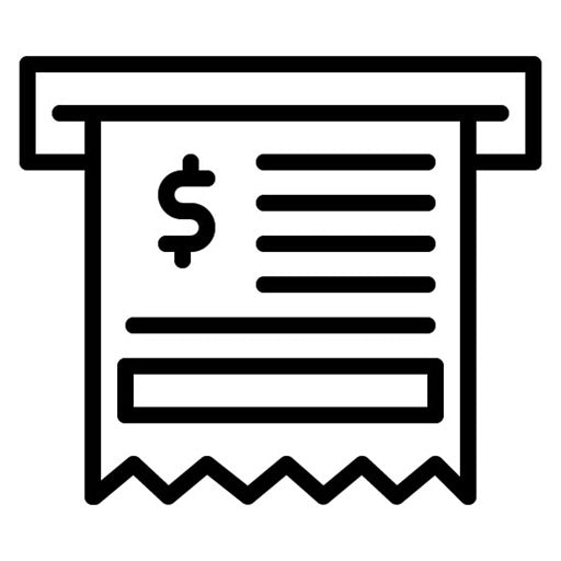 Receipt Icon | Shoemaker