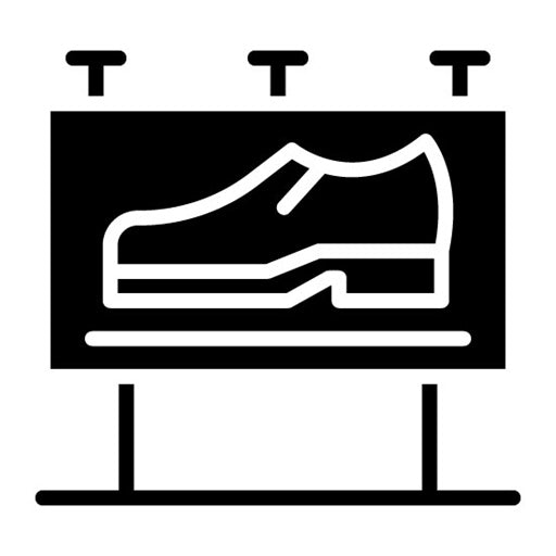 Shoe Marketing Glyph Icon
