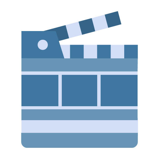 Clapperboard Flat Icon