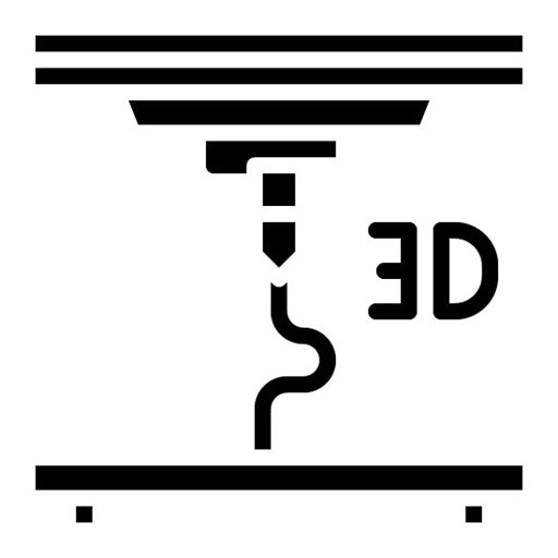 3D Art Glyph Icon