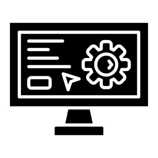 Programming Settings Glyph Icon