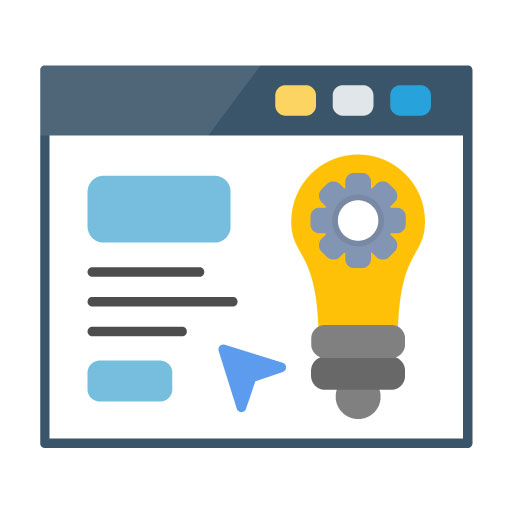 SEO Solution Flat Icon