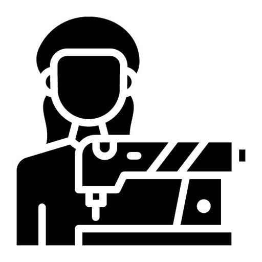 Tailoring Women Glyph Icon