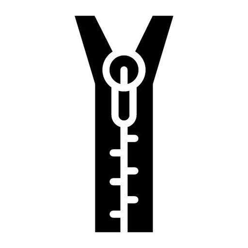 Zipper Glyph Icon