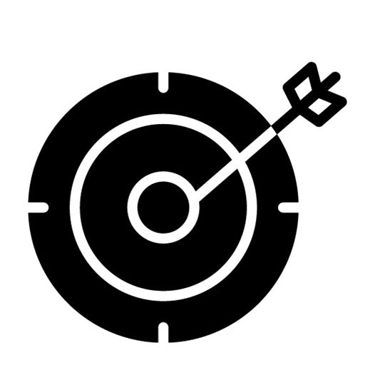 Goal Glyph Icon