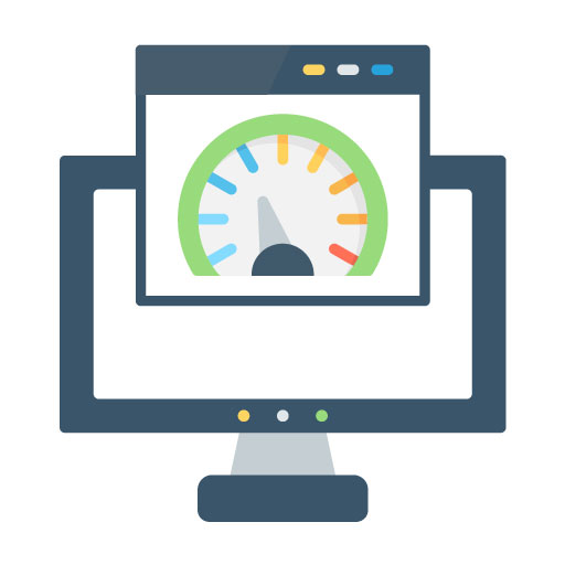 Page Speed Flat Icon