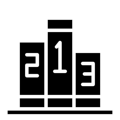 Ranks Glyph Icon