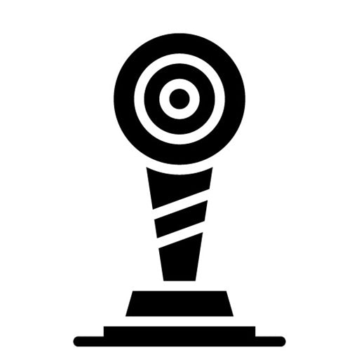 Trophy Glyph Icon | Archery