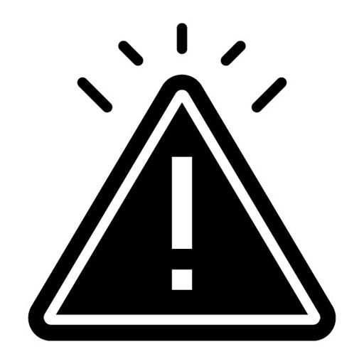 Warning Glyph Icon