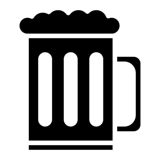 Beer Mug Glyph Icon | Oktoberfest