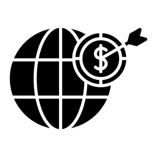Global Target Glyph Icon