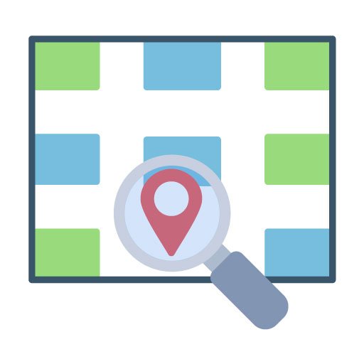 Search Location Flat Icon