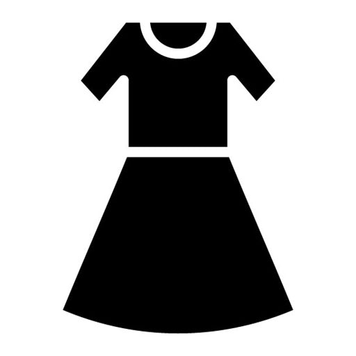 Woman Dress Glyph Icon