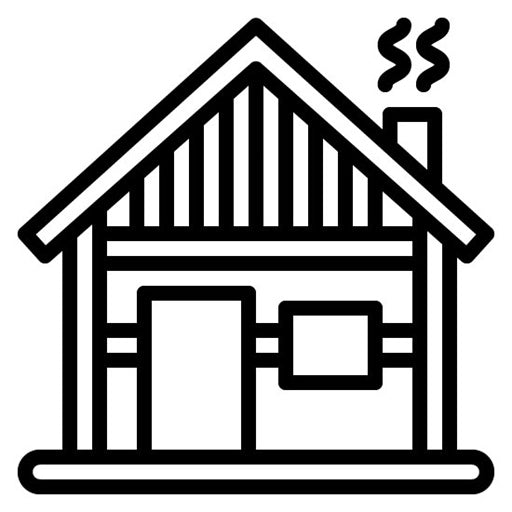 Wood Cabin Icon
