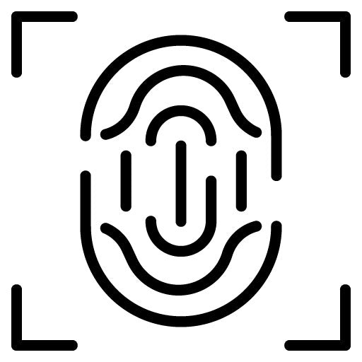 Biometric Glyph Icon